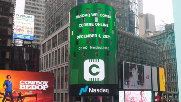 ep archivo   debut de codere online en el nasdaq