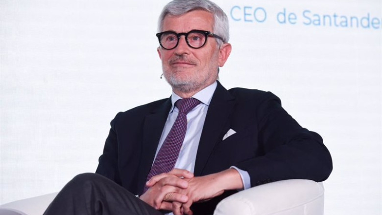 Archivo - El consejero delegado de Banco Santander en España, Ángel Rivera. | Gustavo Valiente - Europa Press - Archivo ep archivo el consejero delegado de banco santander en espana angel rivera