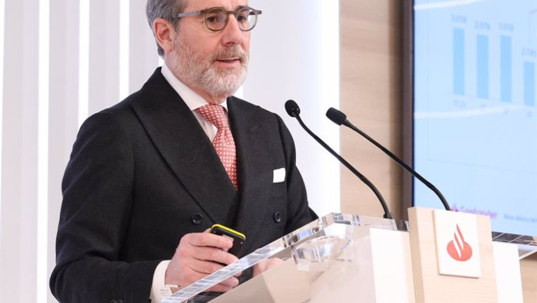 ep archivo   el consejero delegado del banco santander hector grisi a 5 de febrero de 2025 en