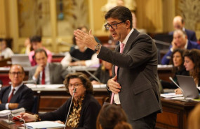 ep archivo   el conseller de turismo del govern balear jaume bauz interviene durante un pleno en el