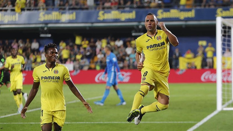 ep cazorla celebra el triunfo del villarreal