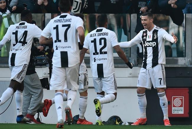 Cristiano Ronaldo celebra un gol con la Juventus. | @JUVENTUSFC ep cristiano ronaldo celebragolla juventus 20181229145013