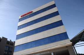 ep edificio de la empresa abengoa en la capital madrid espana a 11 de marzo de 2021