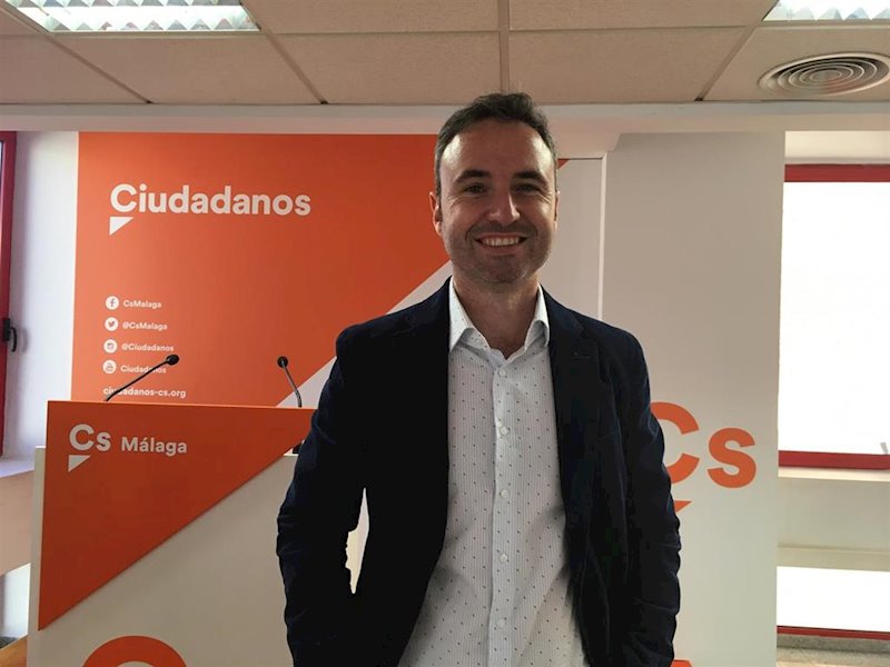 ep el diputado de ciudadanos por malaga guillemo diaz en rueda de prensa