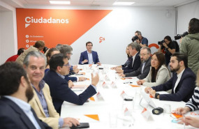 ep el presidente de ciudadanos albert rivera preside una reunion de la ejecutiva permanente en la