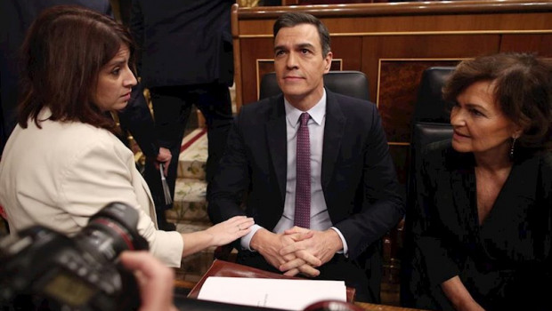 ep el presidente de gobierno en funciones y secretario general del psoe pedro sanchez antes de la
