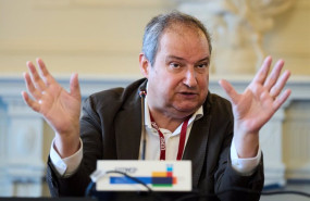 ep el presidente de hispasat jordi hereu interviene en el curso de la la asociacion de periodistas