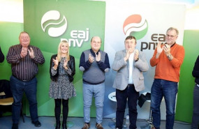 ep el presidente del ebb de pnv andoni ortuzar el presidente del abb jose antonio suso el alcalde de