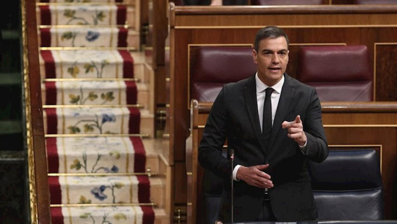 ep el presidente del gobierno pedro sanchez durante su intervencion en el pleno de sesion de control