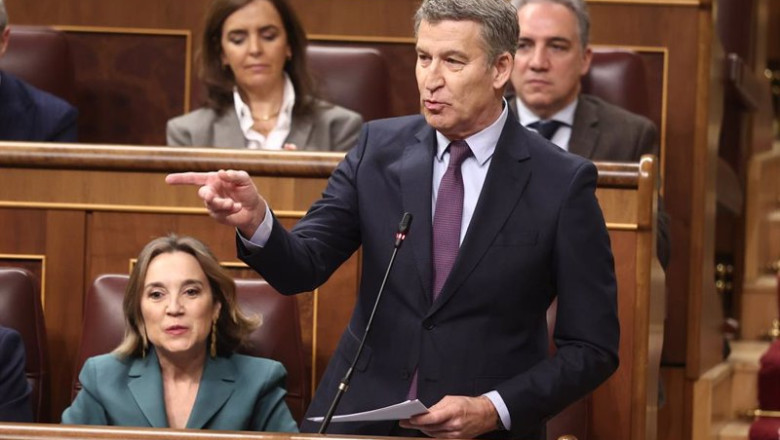 ep el presidente del pp alberto nunez feijoo interviene durante una sesion de control congreso de ep el presidente del pp alberto nunez feijoo interviene durante una sesion de control congreso de