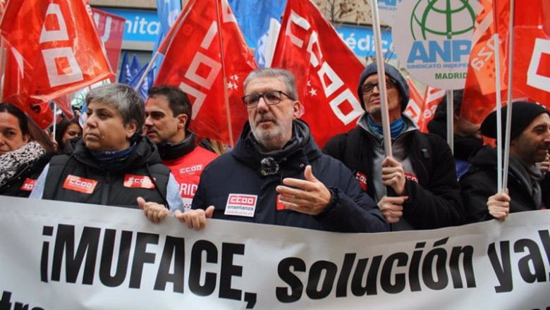 ep el secretario general de la federacion de ensenanza de ccoo francisco garcia durante las ep el secretario general de la federacion de ensenanza de ccoo francisco garcia durante las