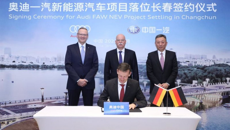 Firma de la creación de la nueva empresa de Audi y FAW en China. | AUDI ep firma de la creacion de la nueva empresa de audi y faw en china
