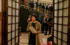 ep la ministra de educacion y formacion profesional isabel celaa la semana pasada saliendo del