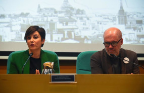 ep la ministra de vivienda y agenda urbana isabel rodriguez junto al secretario general de ccoo unai