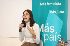 ep la portavoz de mas madrid rita maestre durante su intervencion en el acto de presentacion de las