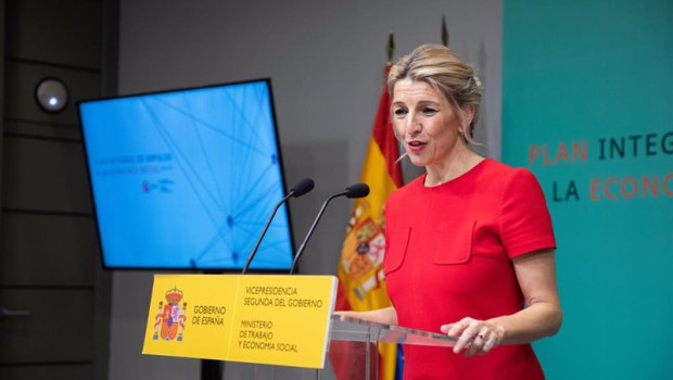 ep la vicepresidenta segunda y ministra de trabajo y economia social yolanda diaz en la clausura la