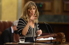 ep la vicepresidenta segunda y ministra de trabajo yolanda diaz interviene en una sesion plenaria en