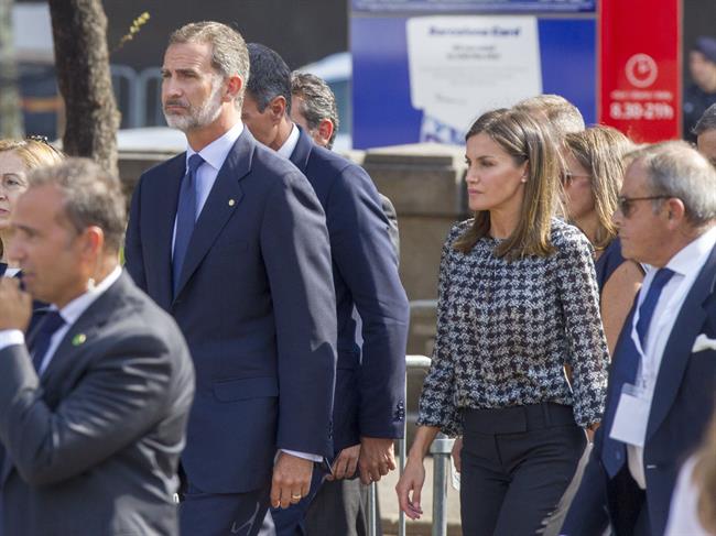 LOS REYES EN EL HOMENAJE A LAS VÍCTIMAS DE LOS ATENTADOS DEL 17 DE AGOSTO DE 201 | EUROPA PRESS ep los reyeshomenajelas victimaslos atentados17agosto201