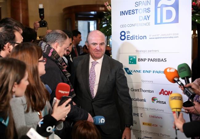 Luis de Guindos en la octava edición del Spain Investors Day | EUROPA PRESS ep luisguindosla octava edicionspain investors day 20180109145201