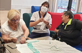 ep residencia de ancianos vitalia expo donde las trabajadoras y residentes que fueron costureras