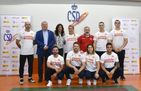 ep rienda despide al equipo espanol de halterofilia antes del mundial