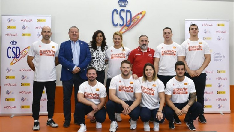 Rienda despide al equipo español de halterofilia antes del Mundial | CSD ep rienda despide al equipo espanol de halterofilia antes del mundial