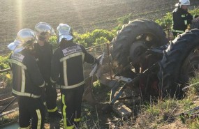ep un hombre91 anosfallecidosabado aplastadosu tractor