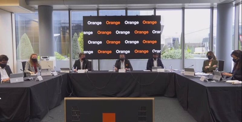 ep vista general de la presentacion de resultados del primer trimestre de 2021 de orange espana