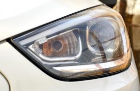 ep white car headlights exterior detail automobile close-up