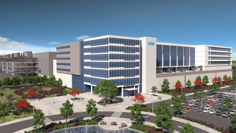 A rendering shows early plans for two new Intel processor factories in Magdeburg, Germany. Announced in March 2022, the 17 billion euro project will deliver computer chips using Intel's most advanced transistor technologies. (Credit: Intel Corporation) | INTEL CORPORATION ep a rendering shows early plans for two new intel processor factories in magdeburg germany