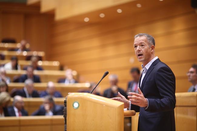 Ander Gil en la intervención en el Pleno del Senado sobre el 155 | EUROPA PRESS ep ander gilla intervencionplenosenado155