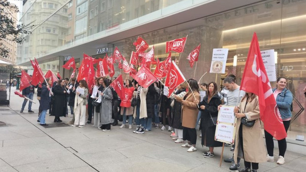 ep archivo   concentracion en santander de trabajadores de inditex