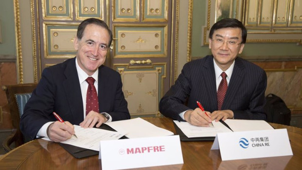 ep archivo   foto de archivo del acuerdo firmado entre mapfre y china re firman un acuerdo para