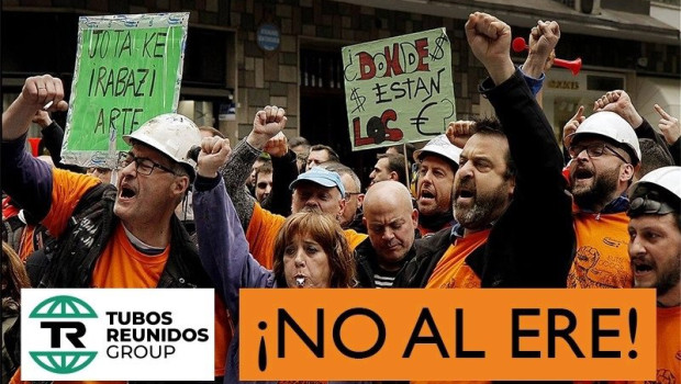 ep archivo   protesta contra el ere en tubos reunidos