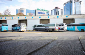 ep archivo   varios autobuses en la estacion de autobuses de mendez alvaro a 30 de diciembre de 2022