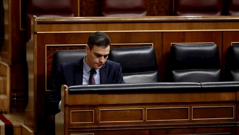 ep comparecencia de pedro sanchez en el congreso para explicar el estado de alarma por la crisis del