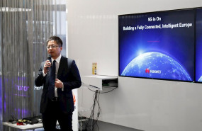 ep el consejero delegado de huawei en espana tony jin yong durante una conferencia sobre el 5g