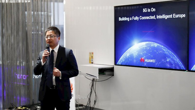 ep el consejero delegado de huawei en espana tony jin yong durante una conferencia sobre el 5g