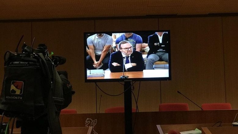 ep el consejero delegado y vicepresidente del zaragoza fernando sainz de varanda declara en el