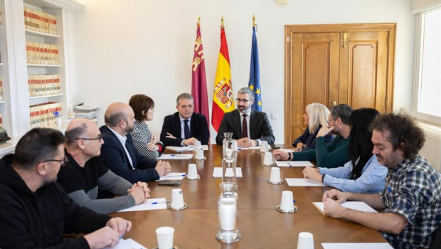 ep el delegado del gobierno en la region de murcia francisco lucas y el comisionado especial para la