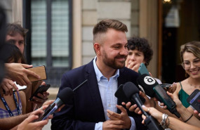 ep el diputado de compromis alberto ibanez ofrece declaraciones a los medios en el congreso de los