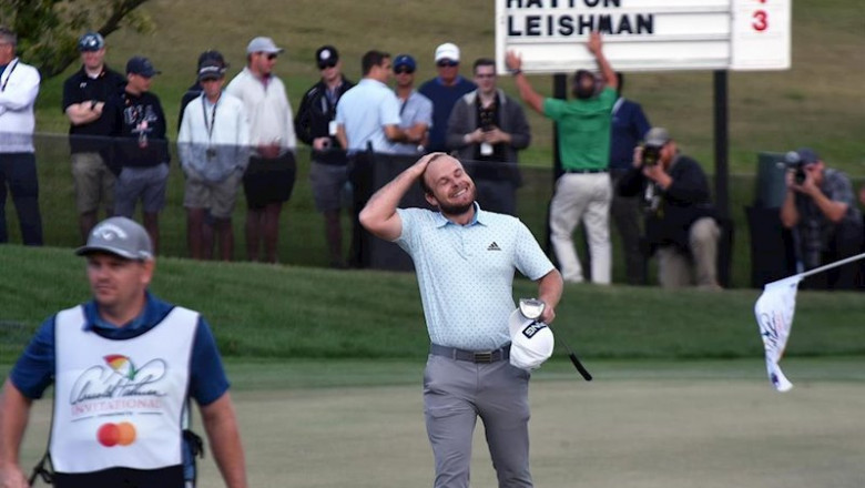 ep el golfista britanico tyrrell hatton celebra su victoria en el arnold palmer invitational ep el golfista britanico tyrrell hatton celebra su victoria en el arnold palmer invitational