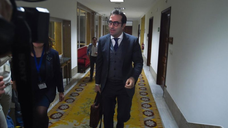 ep el ministro de economia comercio y empresa carlos cuerpo c a su llegada a la comparecencia ante ep el ministro de economia comercio y empresa carlos cuerpo c a su llegada a la comparecencia ante