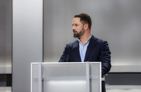 ep el presidente de vox santiago abascal en el debate de las elecciones generales del 10 de
