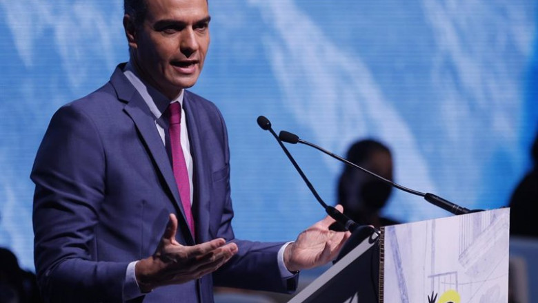 El presidente del Gobierno, Pedro Sánchez, interviene en la segunda jornada de la 24ª Asamblea General de la Organización Mundial del Turismo en Madrid. | Eduardo Parra - Europa Press ep el presidente del gobierno pedro sanchez interviene en la segunda jornada de la 24 asamblea