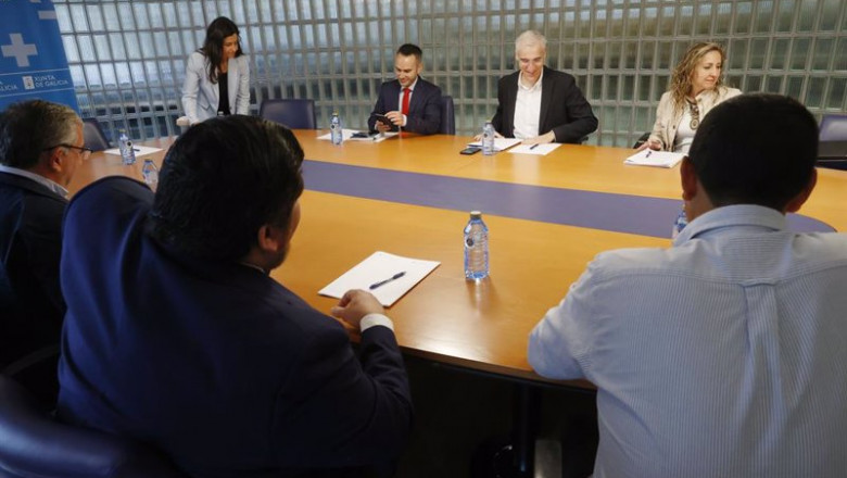 ep el vicepresidente primero y conselleiro de economia industria e innovacion francisco conde ha