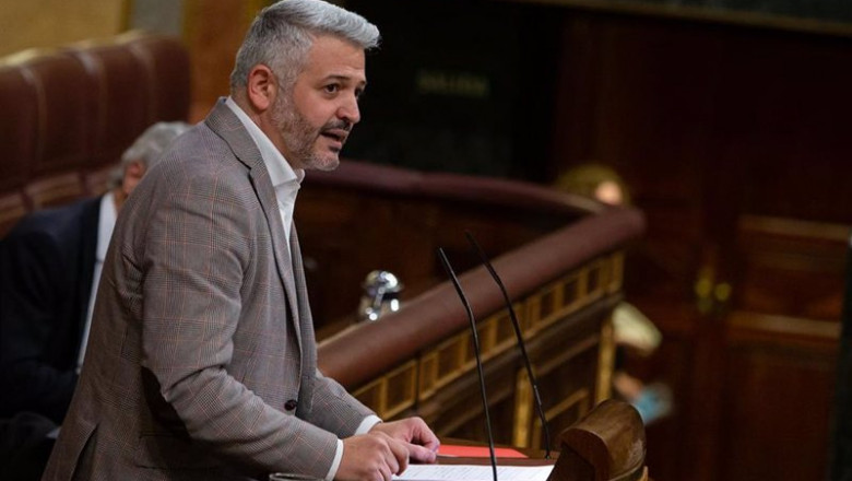 Germán Renau, diputado del Grupo Socialista, defiende la proposición no de ley sobre impulso del hidrógeno renovable | CONGRESO ep german renau diputado del grupo socialista defiende la proposicion no de ley sobre impulso del