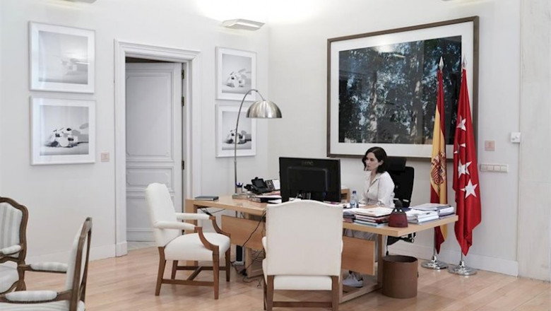 ep isabel diaz ayuso en su despacho el pasado 15 de marzo archivo