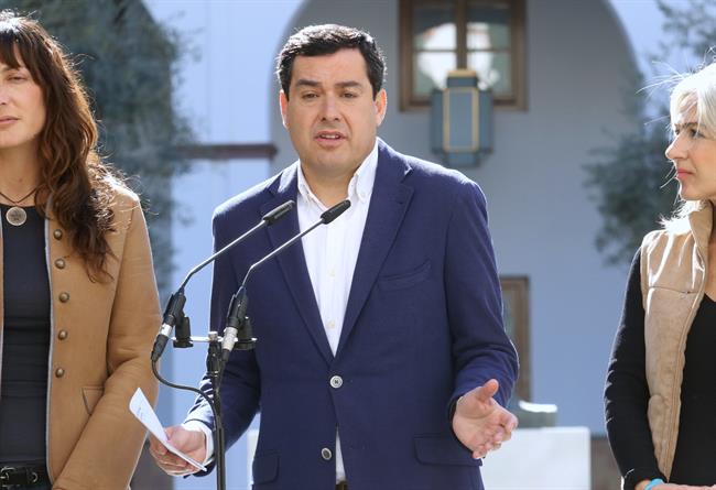 Juanma Moreno, hoy ante los medios | EUROPA PRESS ep juanma moreno hoylos medios 20180219135703