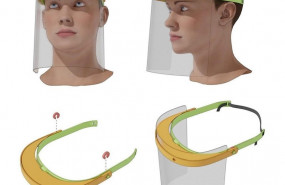 ep la complutense imprime en 3d viseras con pantallas de acetato articuladas para proteger a los